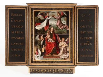 Triptych of the Coronation of the Virgin